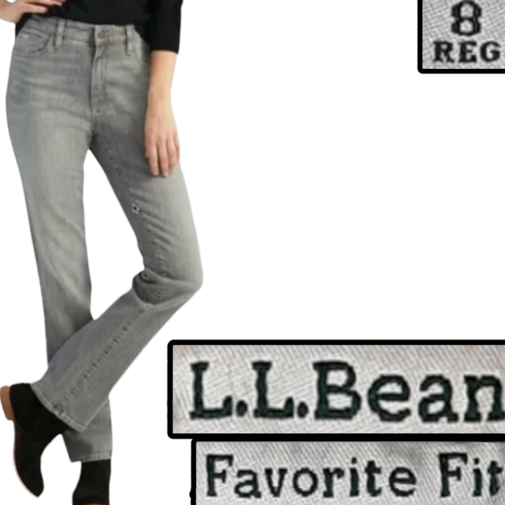 Gray "Favorite Fit" jeans